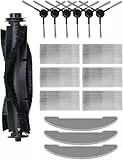 Vexilar Ersatzteile für Cleanavo W9/W11/W15 Selbstentleerender Roboterstaubsauger Zubehör-Set, 1 Hauptrollbürste, 6 Seitenbürsten, 6 HEPA-Filter, 3 Moppaufsätze