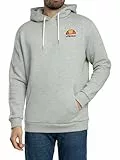 Ellesse Herren Logo Pullover Hoodie, Light Grey, M