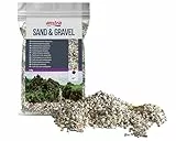 AMTRA Polychrome - Naturkies für Aquarien, Dekoboden, Sand und Weißkies, Körnung 3-4 mm, 5 KG