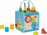 Motorikwürfel Activitywürfel aus Holz goki Kleinkinder-Spielzeug mit Palandi® Sticker