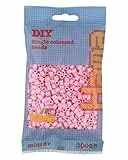 Hama Perlen 207-95 Bügelperlen Beutel mit ca. 1.000 Midi Bastelperlen mit Durchmesser 5 mm in Pastell Rosé, kreativer Bastelspaß für Groß und Klein, Bunt, Pastel rose