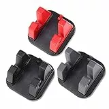 GRIRIW 2 Stück Silikon Autohalterung für Smartphones Selbstklebende Halterung für Handy GPS Geräte Rot Drehbar Passend für Verschiedene Modelle für Auto Büro und Zuhause