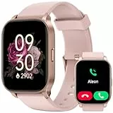 TOOBUR Smartwatch mit Telefonfunktion, Alexa Eingebaut, Fitnessuhr mit 100 Sports, Puls, Schlafen, Fitness Tracker für Damen, IP68 Wasserdicht, Kompatibel Android IOS