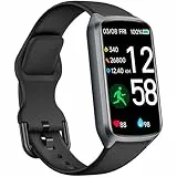 Amzhero Fitness Tracker 25+ Sport-Modelle, 14 Tage Standby-Zeit, 24/7 Herzfrequenz, SpO2, Blutdruck, Schrittzähler, 5ATM wasserdicht, Smartwatch für Damen/Herren, Android/iOS