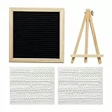 Letterboard, Letter Board Austauschbare Letterboard Buchstaben Stecktafel Buchstabentafel Stecktafel mit 340 Buchstaben Staffelei für Baby-Ankündigungen Küche Bürodekoration