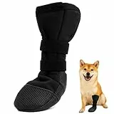 QckZee Pfotenschutz Hund Verletzung, Dog Paws Recovery Shoe(L), Haustierwunden bei Verhindern Hundeschuhe zur Erholung, Hundeschuhe Pfotenschutz für Den Heilungsschutz Nach Chirurgischen Eingriffen