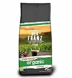 Der-Franz Espresso Bio Kaffee, ganze Bohne, 1000 g