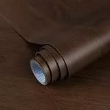 Hode Klebefolie Möbel Holzoptik Braun 60X500cm, Selbstklebende Folie Holzoptik für Möbel Vintage, Möbelfolie Selbstklebend Dekorfolie, Holzfolie für Küche Fensterbank Wand