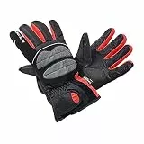 Black Crevice Erwachsenen Skihandschuhe, schwarz/rot, S