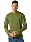 XYXX IntelliSmooth Neo Slim Fit Sweatshirt für Herren mit hohem Baumwollanteil, Olivgrün, 44