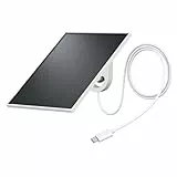 GALAYOU Solarpanel für Überwachungskamera Aussen für Galayou/Cinnado/Wansview/AOQEE modelle R1/R2/B6/S1/S2/A1, WLAN IP Kamera Outdoor, 360° verstellbare Halterung, Typ C Schnittstelle, Wetterfest