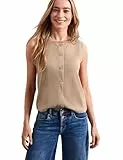 Street One Damen Weste im Strick-Look mit Glitzer