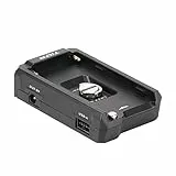 Tilta F970 Akkuplatte V2 Kompatibel mit NP-F-Akkus Anti-Rutsch-Design - Schwarz TA-BTP2-F970-B