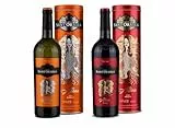 Sant'Orsola Althaia Rotwein- und WeiÃŸwein-Geschenkbox in recycelbarer Aluminiumdose + Kreide 2 x 750 ml
