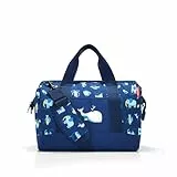 reisenthel Allrounder M Kids Kleine Reisetasche für Kinder Mit Stecklasche für Reisetrolleys, Couleur:ABC Blue