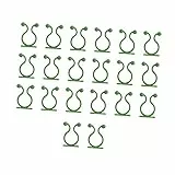 LIOOBO Pflanzenbefestigungshaken 80 Stück Selbstklebende Wandklebehaken für Kletterpflanzen Hochviskose Material für Fliesen und zur Pflanzenorganisation und Kabelmanagement