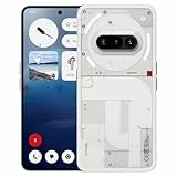 Nothing Phone (3a) 128 GB - Handy mit Essential Space, 50-MP-Hauptkamera, 32-MP-Frontkamera, 30-facher Ultra-Zoom, 8 GB RAM, Langer Akkulaufzeit und 6,77 Zoll Flexibles FHD+ AMOLED-Display - Weiß