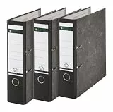 Leitz 310305095 Qualitäts-Ordner 180A mit Schlitzen A4 Breit, 10 Stück