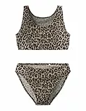 NAME IT Mädchen Nkfzanimal Bikini, Mole, 134/140 cm