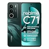 realme C71 4G Smartphone 8+256GB, Gufo del Bosco, Schermo 6.67 pollici, Refresco a 120 Hz, Caricamento 45W Rapido, Batteria 6000mAh, Fotocamera de 50MP, Powerful 8 Core Processor, IP54