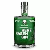 HERZRASEN GIN Golf Edition - Premium Dry für Golfer & Fans - grüne Spirituose mit 42% Vol. - zitronig spritzig mit 11 aromatischen Botanicals (0.5 l) Gin Geschenkset zum Geburtstag