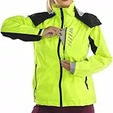 Lo.gas Regenjacke Damen Wasserdicht Leichte Fahrradjacke wanderjacke Winddicht Laufjacken Mit Kapuze Funktionsjacke Windbreaker Mit Taschen Grün S