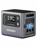 AFERIY 2800W Tragbare Powerstation, 2048Wh LiFePO4 In 1Std Schnellladbar, 13 Ausgänge, Reine Sinuswelle 230V, USV, Erweiterbar Auf 4096Wh, Solar-Generator Für Camping/Home-Office