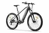 moma bikes Elektrische Fahrrad EMTB 27,5', Shimano 24 Gänge & hydraulische Scheibenbremsen, Integrierter Akku Ion Lithium 48V 13Ah