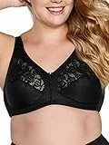 Naturana® Soft-BH mit gepolsterten Entlastungsträgern [Cup B-G] I 95 Schwarz B
