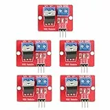 Oumefar 5-teiliges MOSFET-Treibermodul 3,3 V / 5 V PWM-Ausgangstreiberplatinenmodul 0-24 V PWM-Treibersteuerungsschalttafel für MCU ARM