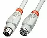 Lindy Verlängerungskabel 8 polig Mini-DIN Stecker/Kupplung, 2m Schwarz