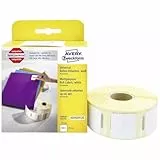 AVERY Zweckform AS0929120 Dymo LabelWriter Etiketten kompatibel zu S0929120 (25x25mm, 1 Rolle|1.000 Aufkleber quadratisch, selbstklebend, für LW Dymo Etikettendrucker/Beschriftungsgerät/Etikettenband)