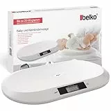 Belko® Digitale Babywaage – Flache Stillwaage bis 20 kg für Babys, Kinder & Tiere – Präzise Säuglingswaage & Tierwaage mit LCD-Display