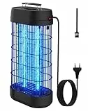 EUQQZU Insektenvernichter, 22W Mückenfalle Mückenlampe Fliegenfalle Elektrisch, Verbesserte 3 Mückenbekämpfung Technologien und 2 Sicherheitsschutz Technologien, Perfekt für Innen und Aussen