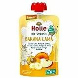 Holle Pochy Banana Lama, Banane-Apfel, Mango, Aprikose, 100 g