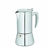 kela 10835 Espressokanne, 4 Tassen, 200 ml, Induktionsgeeignet, Edelstahl, Latina