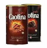 Caotina Original Schokolade Dose noir + Vollmilch, 2er Pack, (2x500g)