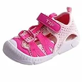 TZJS Kindersandalen für Jungen und Mädchen, Rutschfeste und Schnell Trocknende Kinderwassersandalen für Drinnen und Draußen(Rosa23)