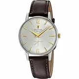 Festina Herren Uhr Analog mit Braunem Lederarmband - Quarzwerk - Herrenuhren - Elegant F20248/2 Special Prices