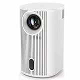 Mini Projektor Unterstützt 4K 1080P, Mini Beamer mit WLAN und Bluetooth, Tragbarer Projektor mit Autofokus, Outdoor-Filmprojektor mit 120-Zoll-Bildschirm, kompatibel mit HDMI/USB/Smartphone