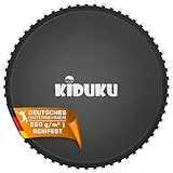 KIDUKU® Trampolin Sprungtuch Ø 244 305 366 427 cm | Ersatz Sprungmatte 48-96 Ösen UV-Beständig & Wetterfest | Zubehör Ersatzmatte Garten-Trampolin | Trampolinsprungtuch 260g/m² PP (305 cm / 60 Ösen)
