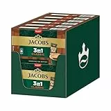 Jacobs 3in1 Classic, Instant Kaffee Sticks, löslicher Bohnenkaffee mit Creamer und Zucker, 12 x 10 Sticks, 120 Getränke