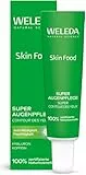WELEDA Bio Skin Food Super Augenpflege – Naturkosmetik Augencreme mit Koffein, Hyaluronsäure & Phytosqualan reduziert Augenringe/Schwellungen & spendet müden Augen Feuchtigkeit (vegan, 12ml)