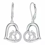 Yinsen Damen Hängend Ohrringe 925 Sterling Silber für Frauen Geschenk für Freundin Mama