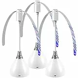 TMACTIME Fliegenwedler - Ventilator mit Schalter, 3er Automatischer USB C Fliegenabwehr, Faltbar & Aufhängbar Mückenschutz Ventilator Ohne Chemikalien Zu Verwenden - Fliegenvertreiber (Weiß)