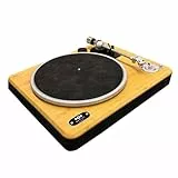 House of Marley Stir It Up Wireless 2 Bluetooth-Plattenspieler - Vinyl Player, 33/45 U/Min, nachhaltig gefertigter Schallplattenspieler mit Audio-Technica Tonabnehmer & integr. Vorverstärker, Bambus