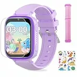 OKYUK Kind Smartwatch mit Anruf- und Puzzlefunktion, Kinder-Uhr für Jungs mit 31 Spielen und 15 Hörbüchern