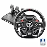 Thrustmaster T248R– Force Feedback Rennlenkrad mit interaktivem Dashboard-Display – Hybrid-Antrieb (3,1 Nm), Magnetische Schaltwippen, Inkl. T3PM Pedalset – Offiziell für PS5, PS4 & PC