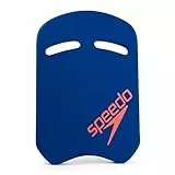 Speedo Unisex Erwachsene Schwimm-Kickboard | Komfortabel | Wasserdichtes Design | Kraft für den Unterkörper Trainingsausrüstung, Blue Flame/Fluo Tangerine, Einheitsgröße