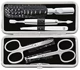 Zwilling Rahmenetui, Croco Lacquer, 5-tlg., schwarz, 1 Stück